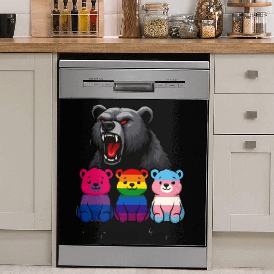 Mama Bear Pride Cubs Dish Washer Covers
