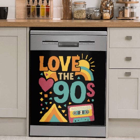 Retro 90s Love – V Dish Washer Covers