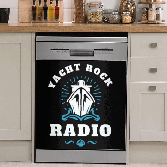 YACHT ROCK - WHITE LETTERS Dish Washer Covers