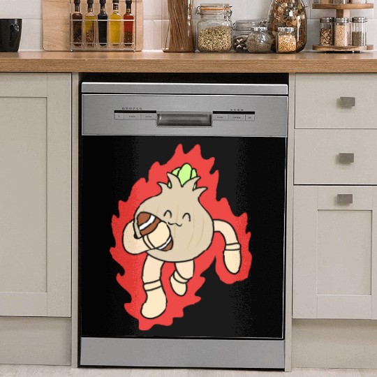 Cute rugby onion Dish Washer Covers