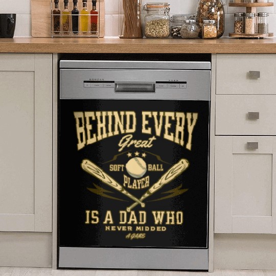 Softball Dad Pride Dish Washer Covers