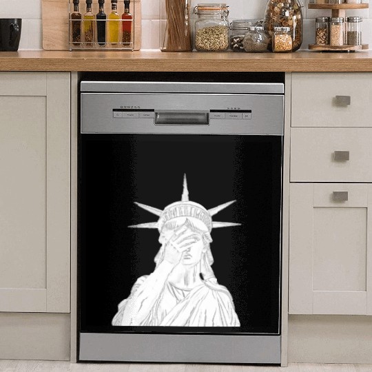 Oh the shame Statue of Liberty US for sale chaos Dish Washer Covers
