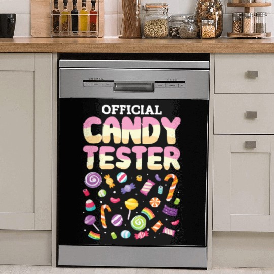 Official Candy Tester Lollipop Sweets Halloween Dish Washer Covers