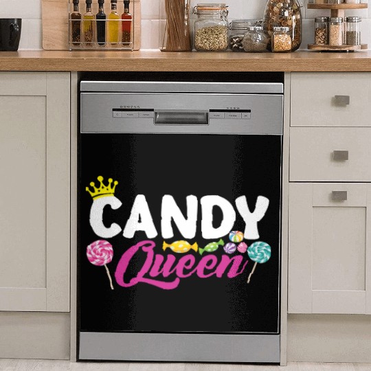 Funny Candy Queen Lollipop Lover Design 01 Dish Washer Covers