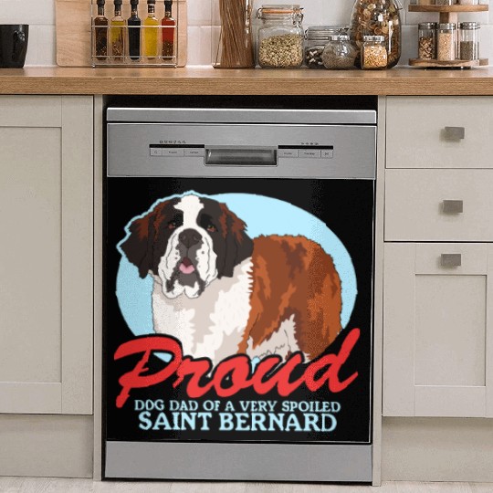 Saint Bernard Dog Dad St. Bernhard Dish Washer Covers