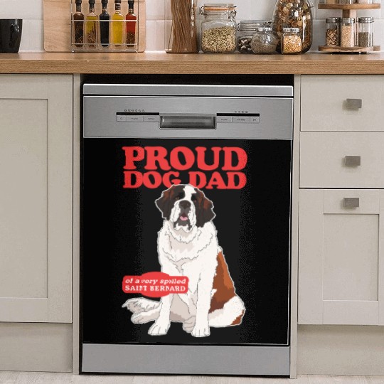 Saint Bernard Dog Dad St. Bernhard Dish Washer Covers