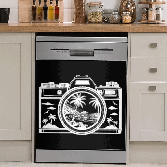 Travel Beach Photography Camera Dish Washer Covers