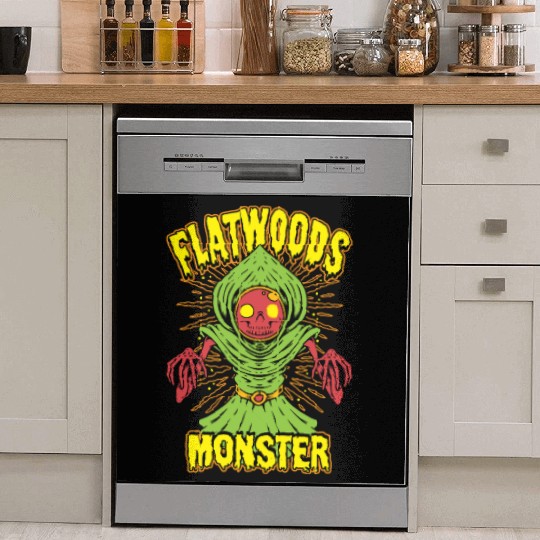 Flatwoods Monster Cryptid Terror Dish Washer Covers