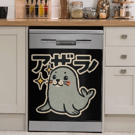 Cute Seal Japanese Dish Washer Covers