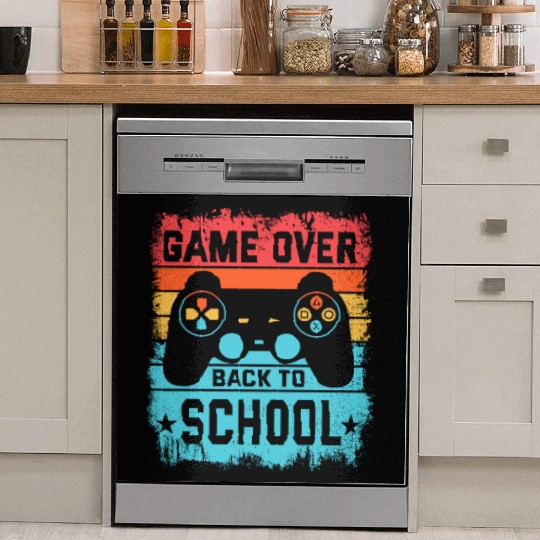 Game Over Back to School Dish Washer Covers – Retro Gamer