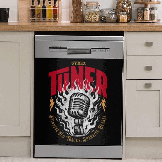 Vybez Tuner Retro Music Dish Washer Covers | 90s Y2K Cassette