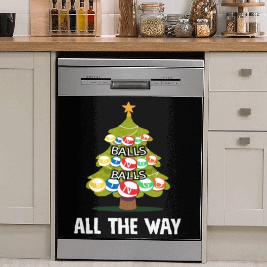 Bingo Balls All The Way Tree Fun Dish Washer Covers