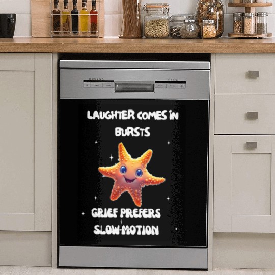 Whimsical Starfish with Playful Quotes Dish Washer Covers