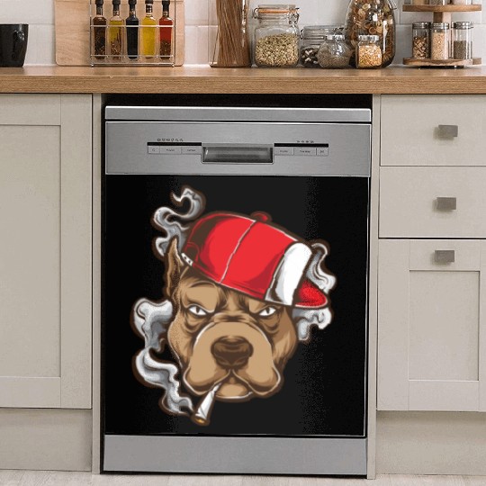 Urban Dog Rebel Graphic Design Dish Washer Covers