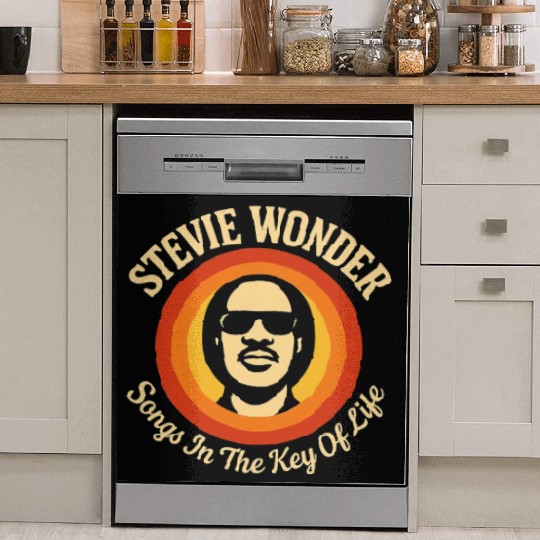 Stevie Wonder Dish Washer Covers rtro vintage Songs in the
