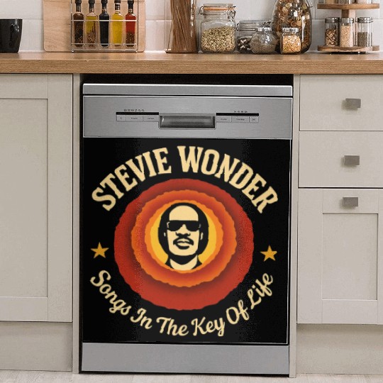Stevie Wonder Dish Washer Covers rtro vintage Songs in the