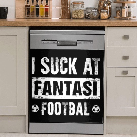 I Suck At Fantasy Football Dish Washer Covers