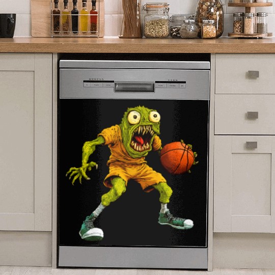 Monster Basketball Dish Washer Covers