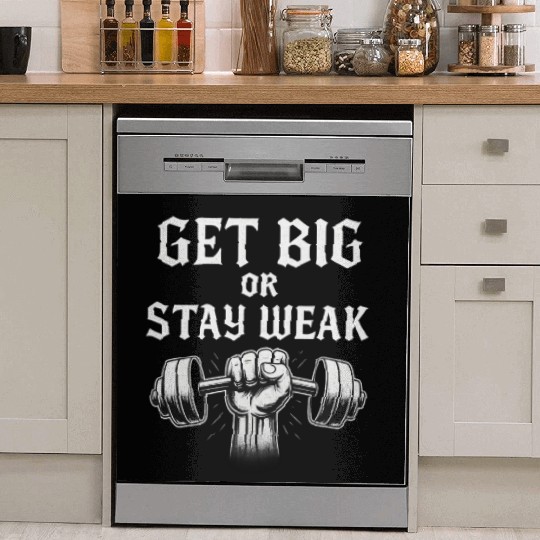 Gym Motivation Quote Clothes and Accessories  Dish Washer Covers