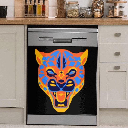 Vivid Jaguar Bold Print Dish Washer Covers