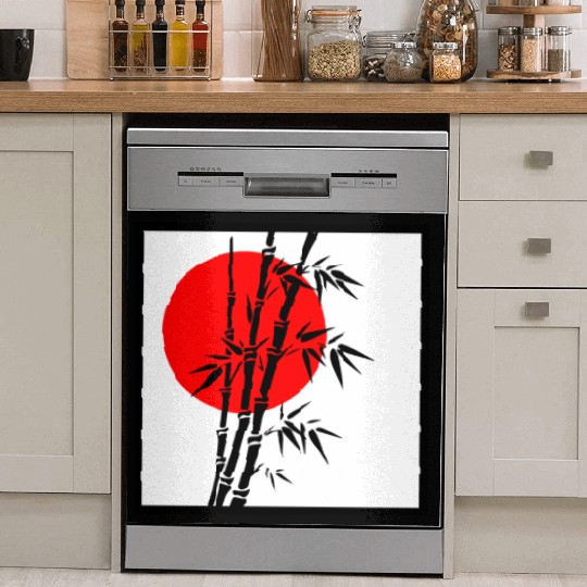 Japanese Bamboo Serenity Dish Washer Covers