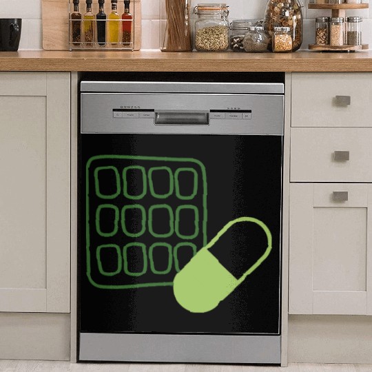 Waffle Pill Logo GnG Dish Washer Covers