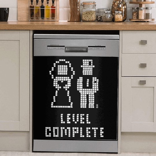 Level Complete (Wedding / Stag Party / Pixel / W) Dish Washer Covers