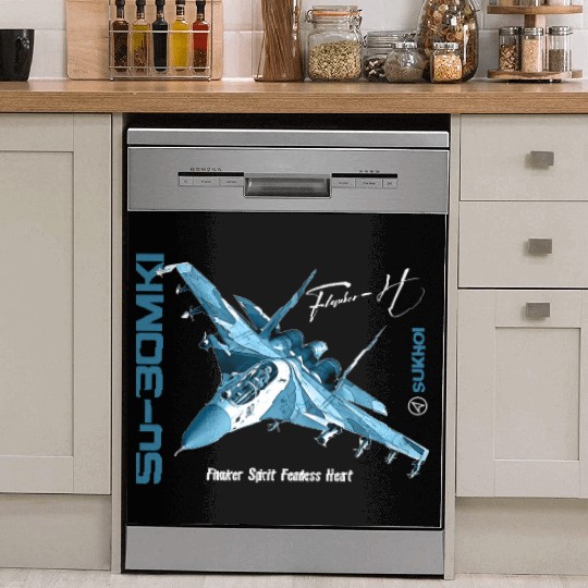 Sukhoi SU-30 MKI Russian Fighterjet Dish Washer Covers