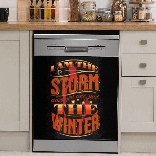 Lamenting Storm Winter Design Dish Washer Covers