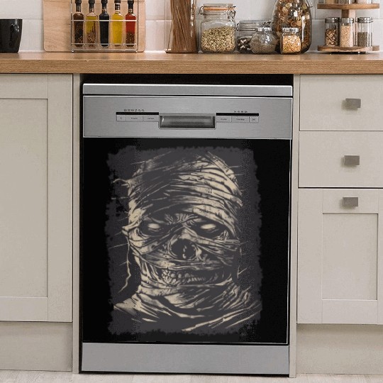Halloween Scary Mummy  Dish Washer Covers
