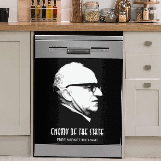 Freedom Liberty Capitalism Libertarian Anarchy Dish Washer Covers