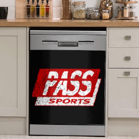 Old School Retro PASS Sports Detroit Dish Washer Covers