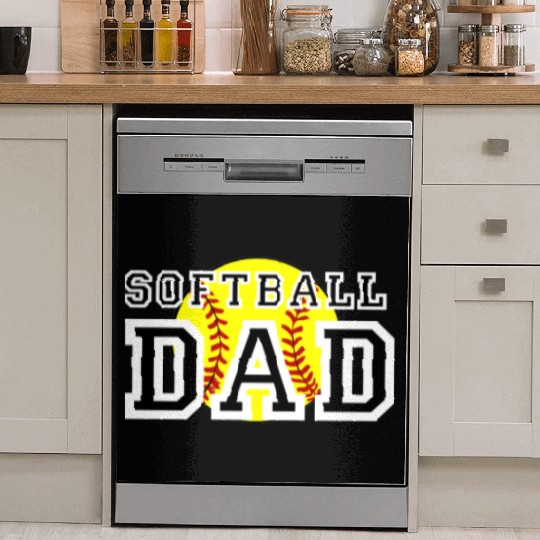 Softball Dad Dish Washer Covers
