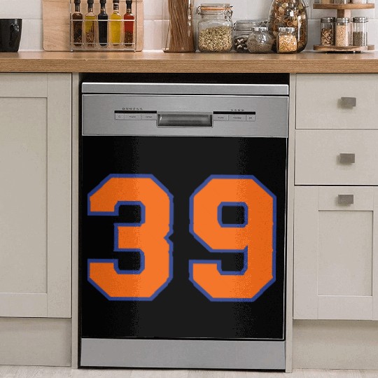 Sports Jersey - Number 39 Thirty Nine XXXIX Dish Washer Covers