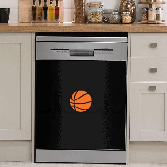 Basketball Heartbeat Dish Washer Covers