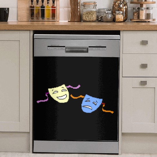 Beagle Bros Comedy Tragedy Dish Washer Covers
