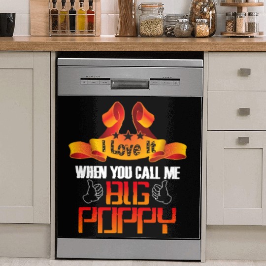 Big Poppy Dish Washer Covers