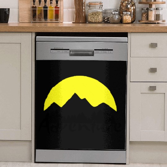 Nature Adventure, Mountains and Forest Dish Washer Covers