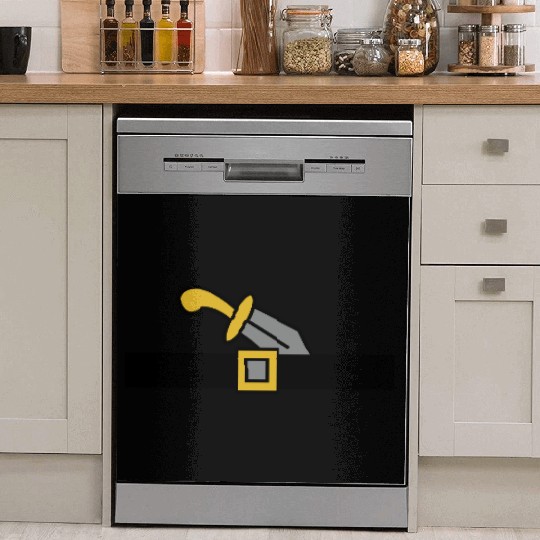 pirate belt & knife Dish Washer Covers