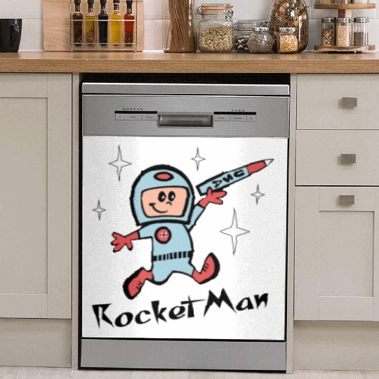 Rocket Man Dish Washer Covers