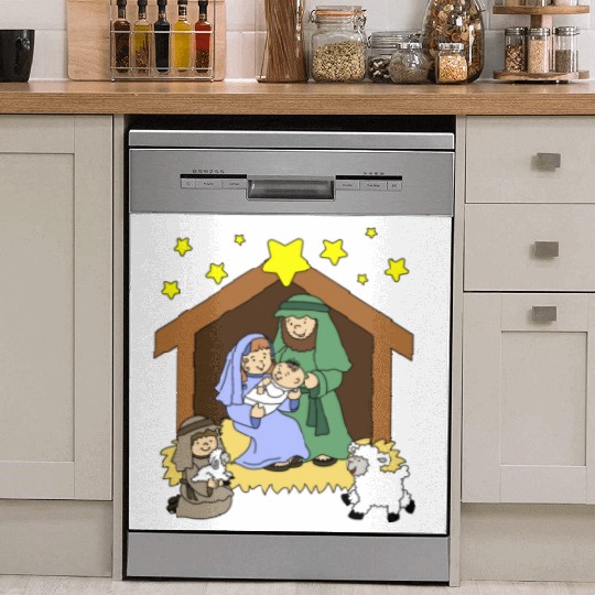 Nativity Scene Dish Washer Covers