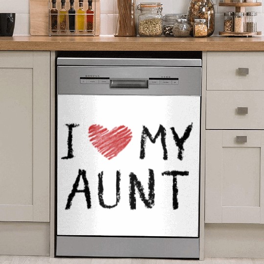 I Love My Aunt Dish Washer Covers