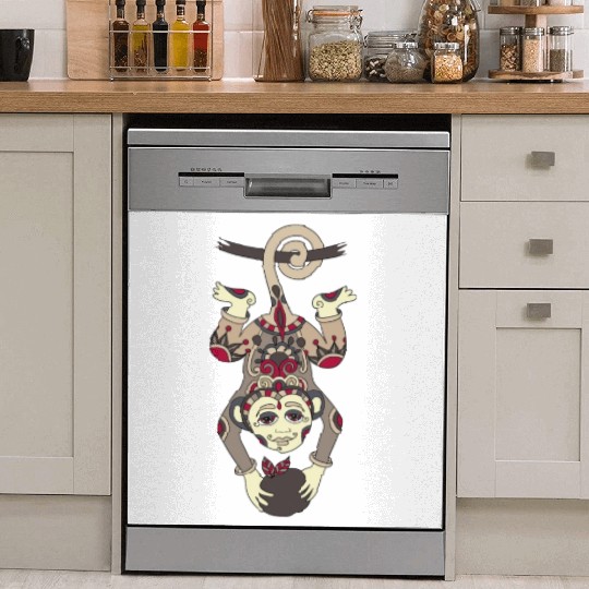 Aztec Monkey Dish Washer Covers