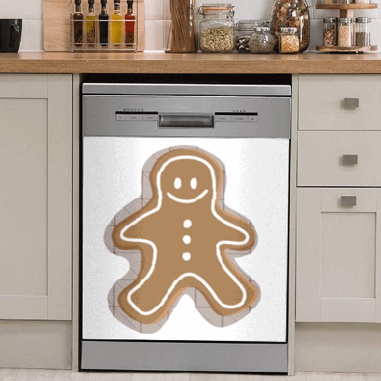 Gingerbread man Dish Washer Covers