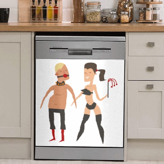 Folsom street fair couple Dish Washer Covers