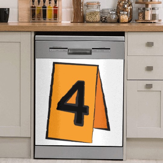 crime scene number Dish Washer Covers