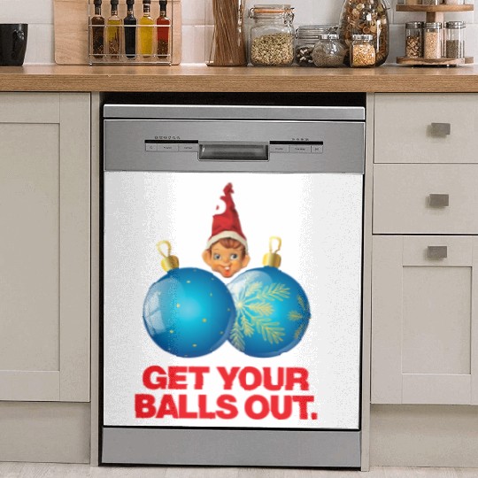 Christmas Balls Dish Washer Covers