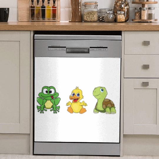 Frog Ducklings Duck Turtle Dish Washer Covers
