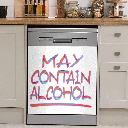 MAY CONTAIN ALCOHOL 2 Dish Washer Covers