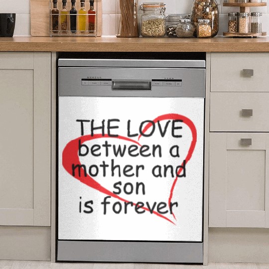 The Love Between a Mother and Son Dish Washer Covers
